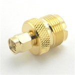 UHF Female to SMA Male Connector